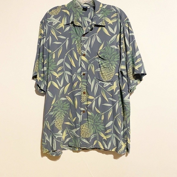 HIBISCUS Collection Hawaiian Shirt Button up - Picture 1 of 7